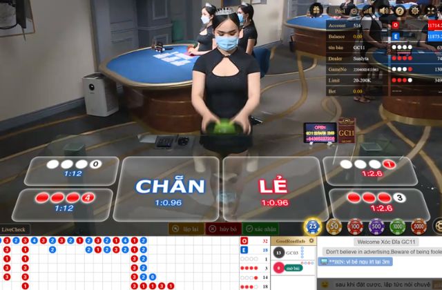 Tiến hành đặt cược
